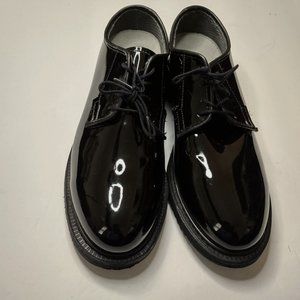 Bates Lites Patent Leather-Like Military/Band Style Shoes Size 7.5 Womens
